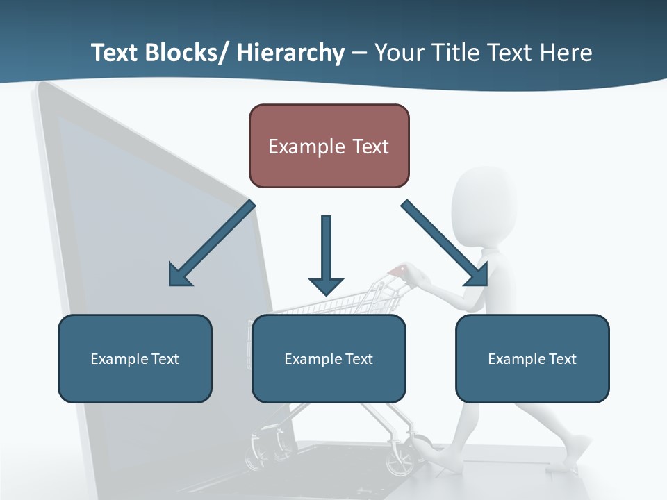 Commerce Keyboard Graphic PowerPoint Template