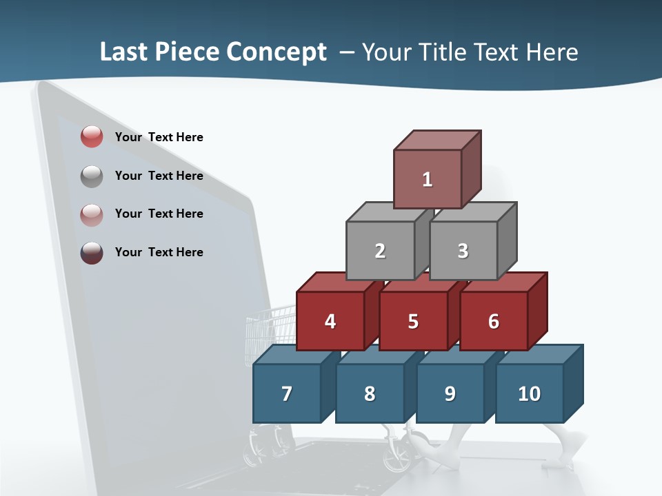 Commerce Keyboard Graphic PowerPoint Template