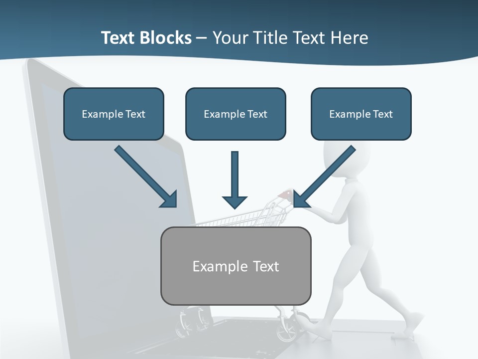 Commerce Keyboard Graphic PowerPoint Template