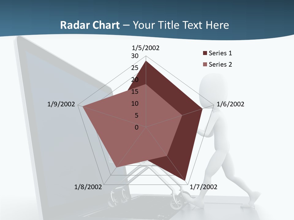 Commerce Keyboard Graphic PowerPoint Template