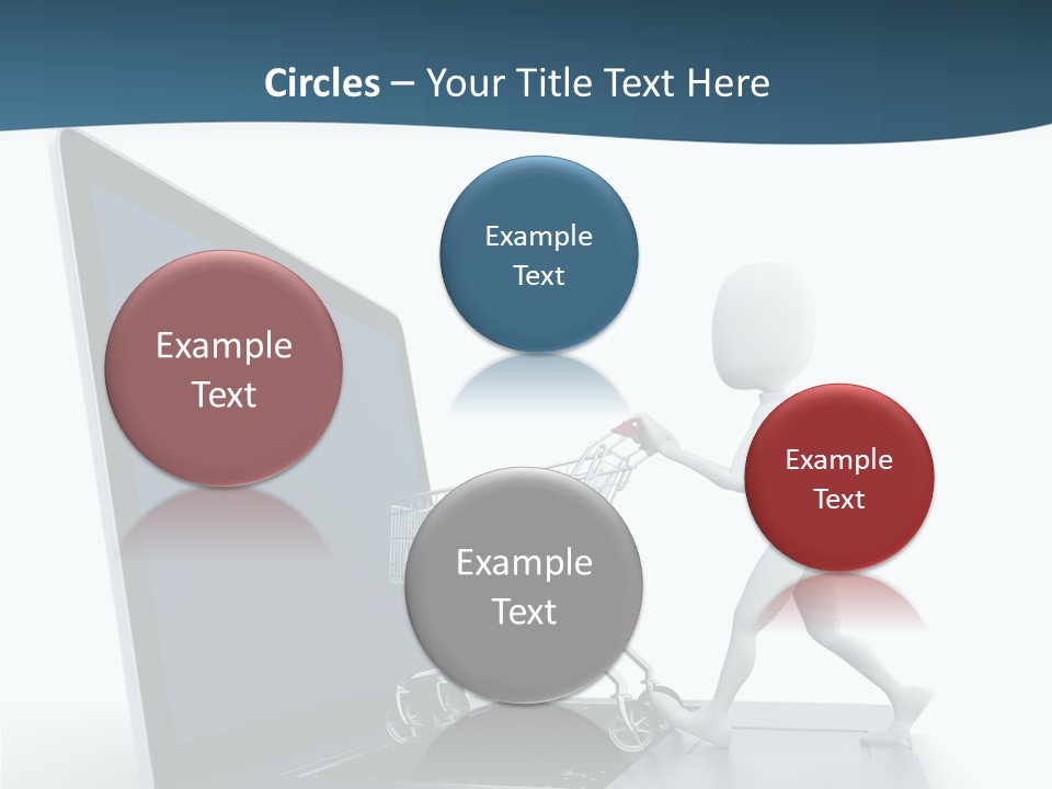Commerce Keyboard Graphic PowerPoint Template