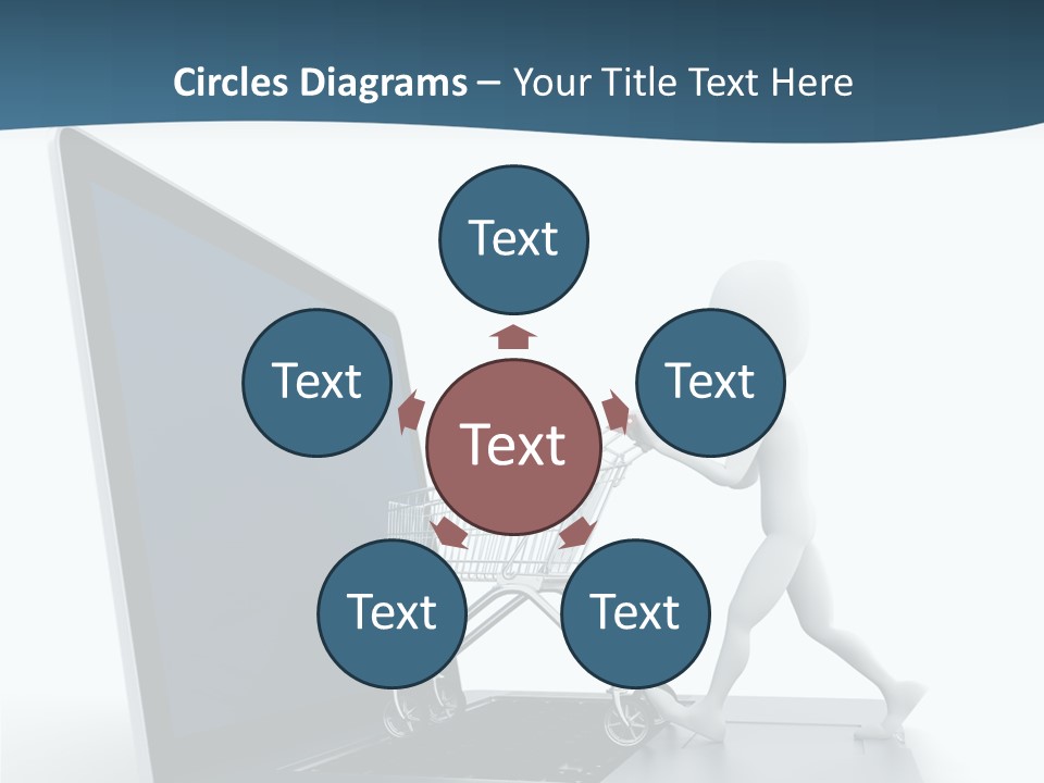 Commerce Keyboard Graphic PowerPoint Template
