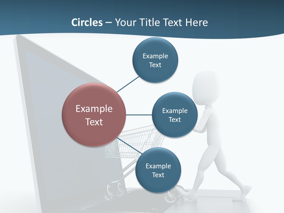 Commerce Keyboard Graphic PowerPoint Template