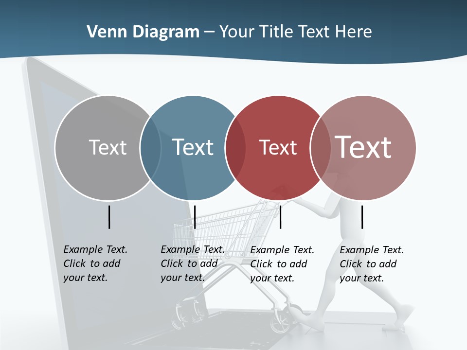 Commerce Keyboard Graphic PowerPoint Template
