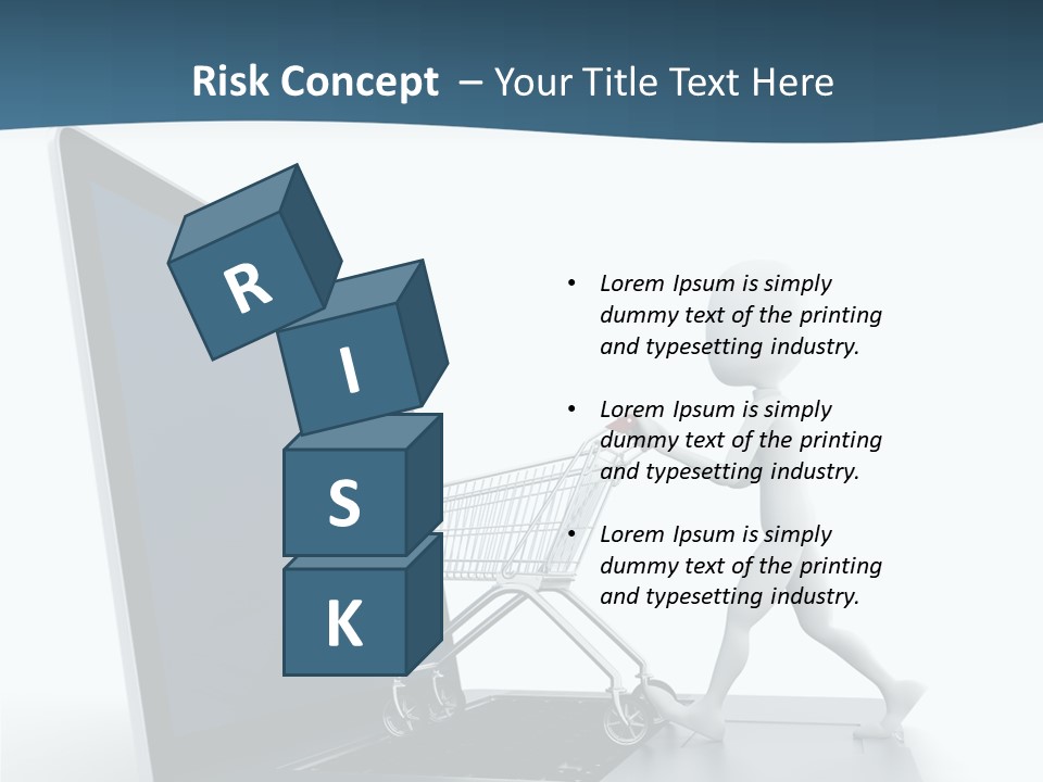 Commerce Keyboard Graphic PowerPoint Template