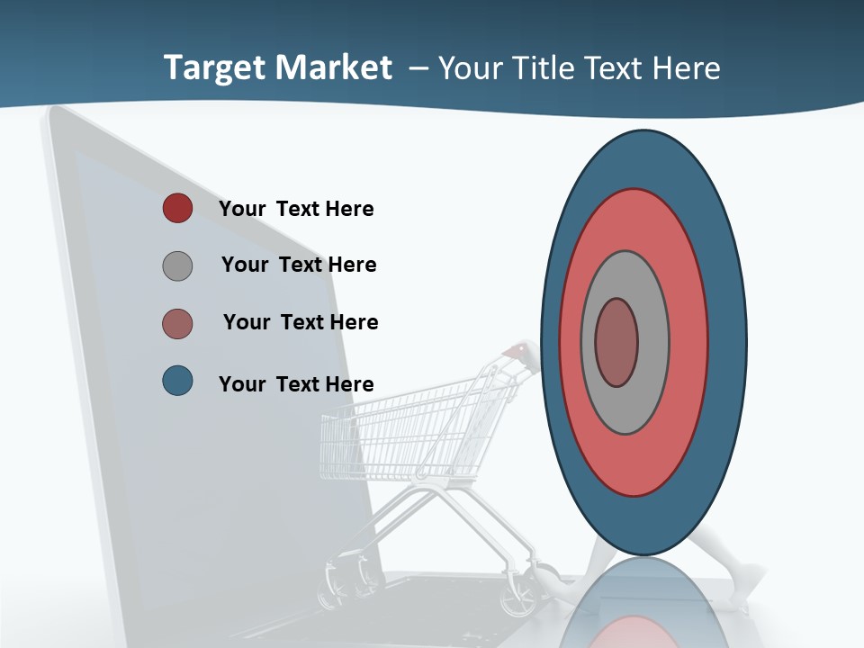 Commerce Keyboard Graphic PowerPoint Template