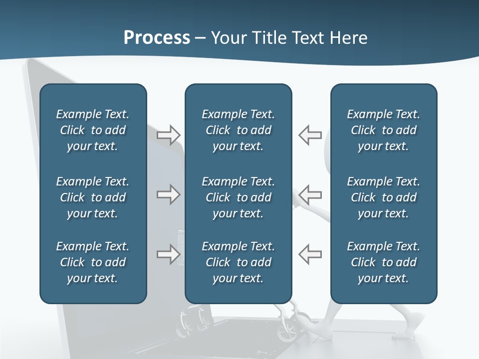 Commerce Keyboard Graphic PowerPoint Template