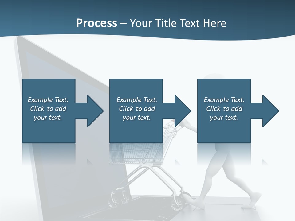 Commerce Keyboard Graphic PowerPoint Template