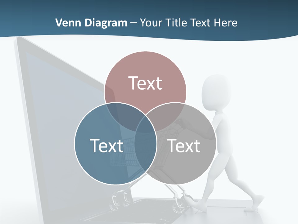 Commerce Keyboard Graphic PowerPoint Template