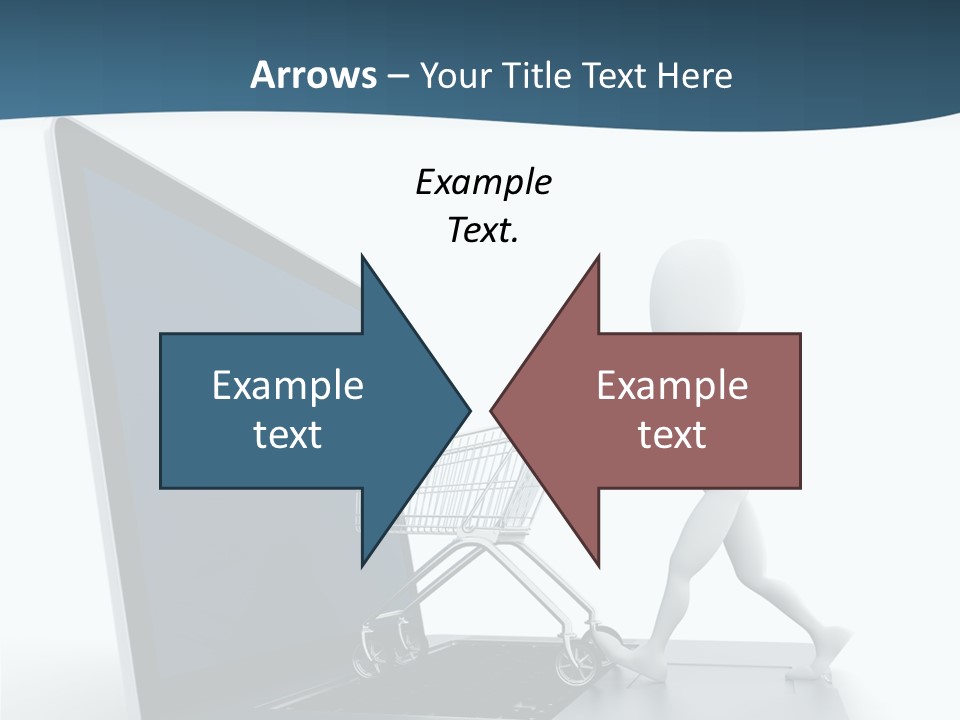 Commerce Keyboard Graphic PowerPoint Template
