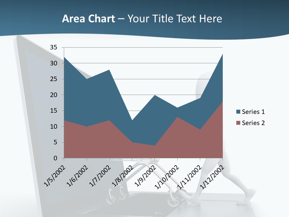 Commerce Keyboard Graphic PowerPoint Template