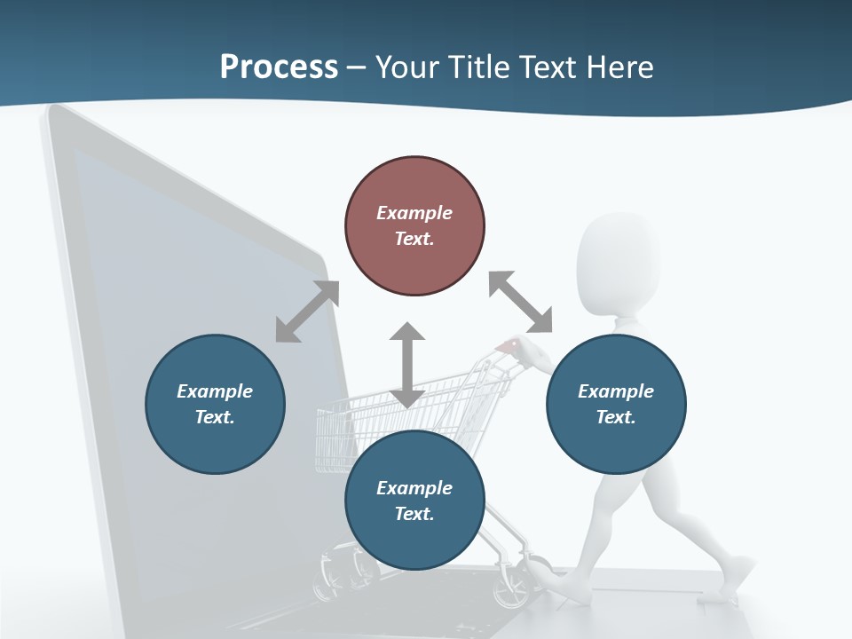 Commerce Keyboard Graphic PowerPoint Template