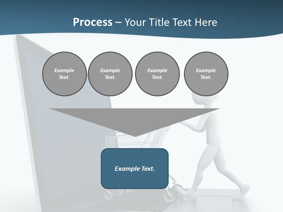 Commerce Keyboard Graphic PowerPoint Template