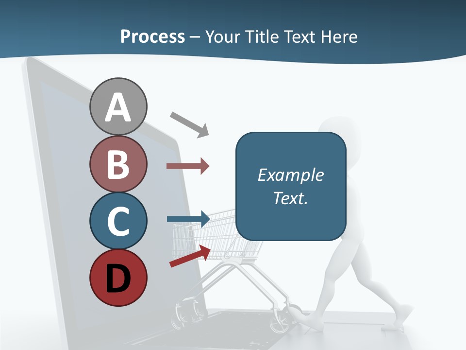 Commerce Keyboard Graphic PowerPoint Template