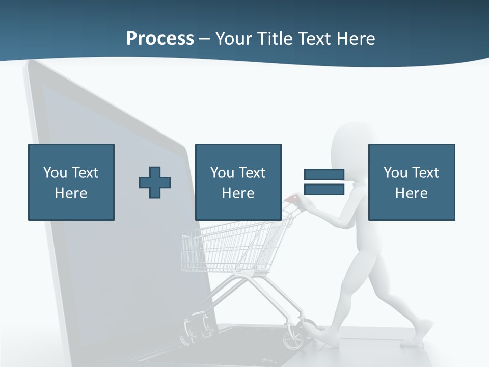 Commerce Keyboard Graphic PowerPoint Template