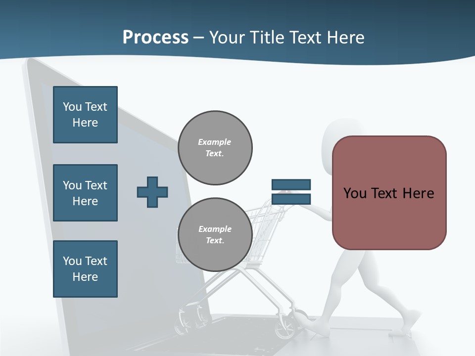 Commerce Keyboard Graphic PowerPoint Template