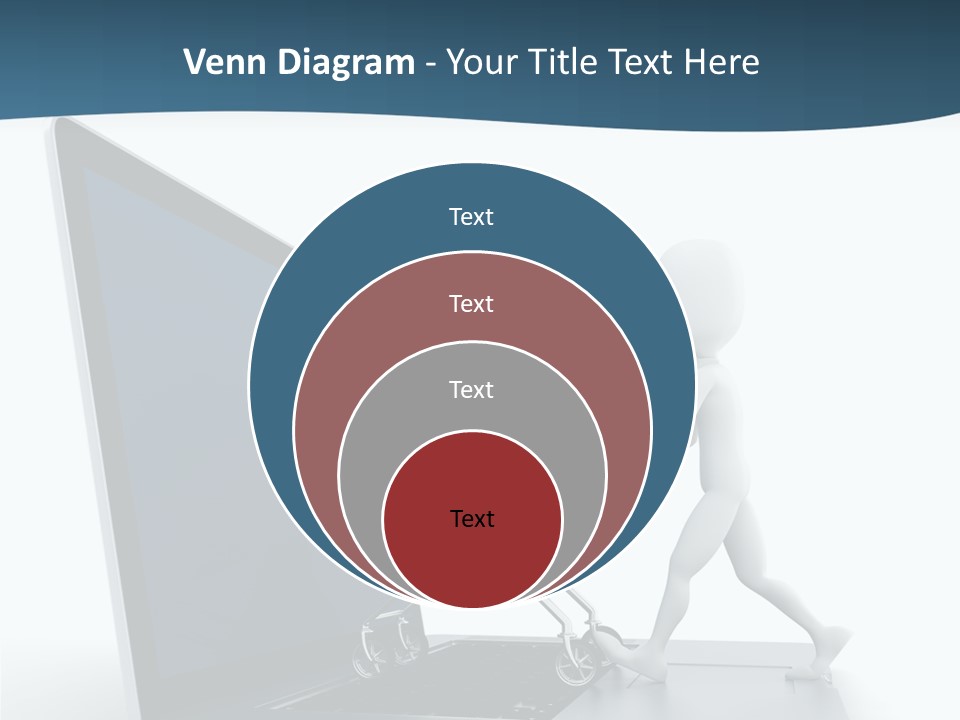Commerce Keyboard Graphic PowerPoint Template