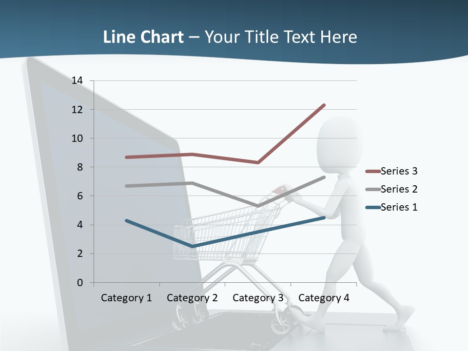 Commerce Keyboard Graphic PowerPoint Template