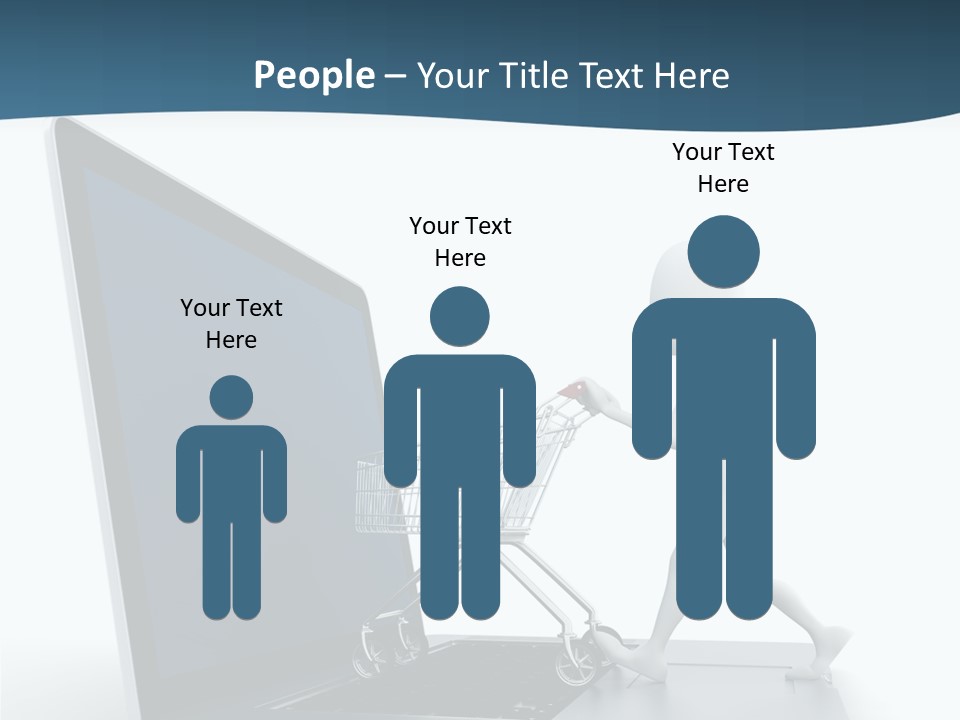 Commerce Keyboard Graphic PowerPoint Template
