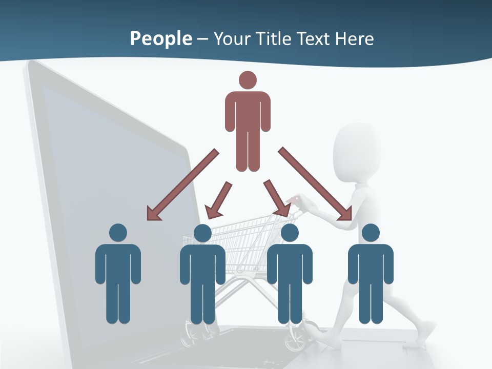 Commerce Keyboard Graphic PowerPoint Template