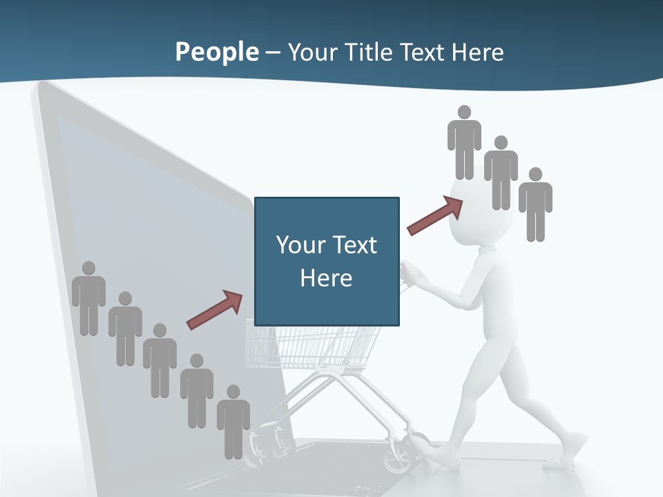 Commerce Keyboard Graphic PowerPoint Template
