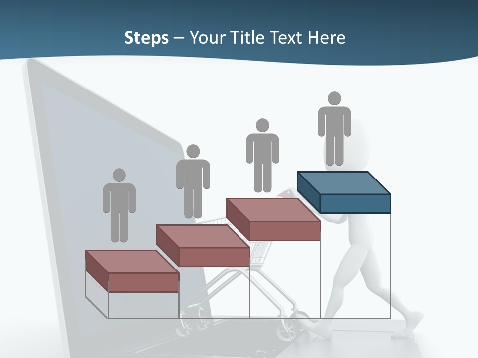 Commerce Keyboard Graphic PowerPoint Template