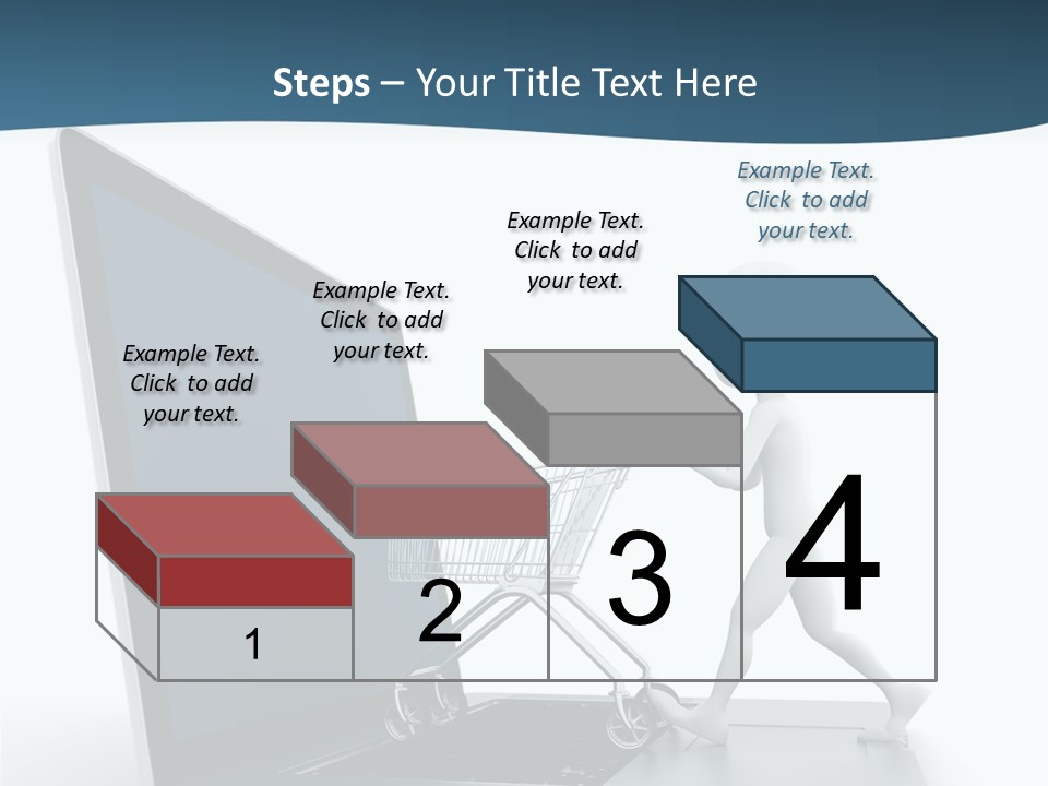 Commerce Keyboard Graphic PowerPoint Template