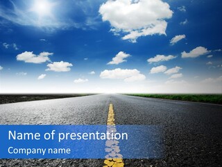 Trip Transportation View PowerPoint Template