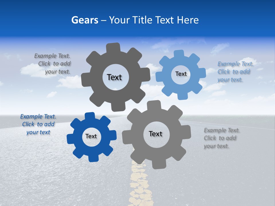 Trip Transportation View PowerPoint Template