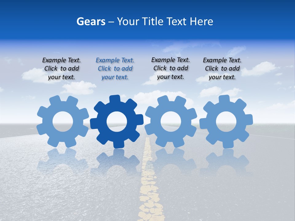 Trip Transportation View PowerPoint Template