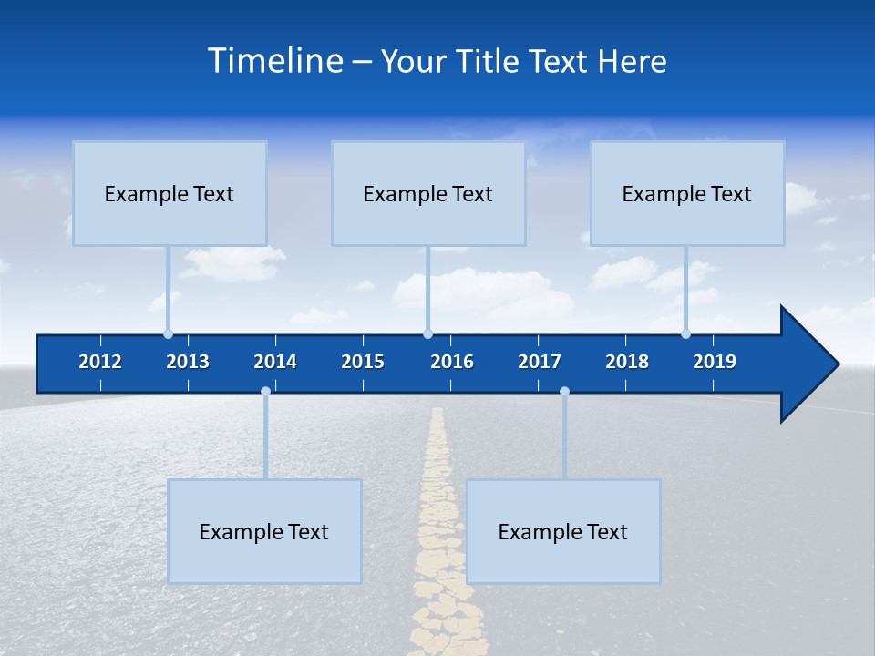Trip Transportation View PowerPoint Template