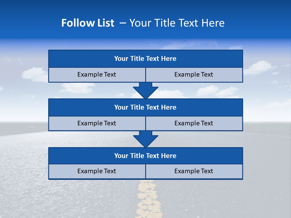 Trip Transportation View PowerPoint Template