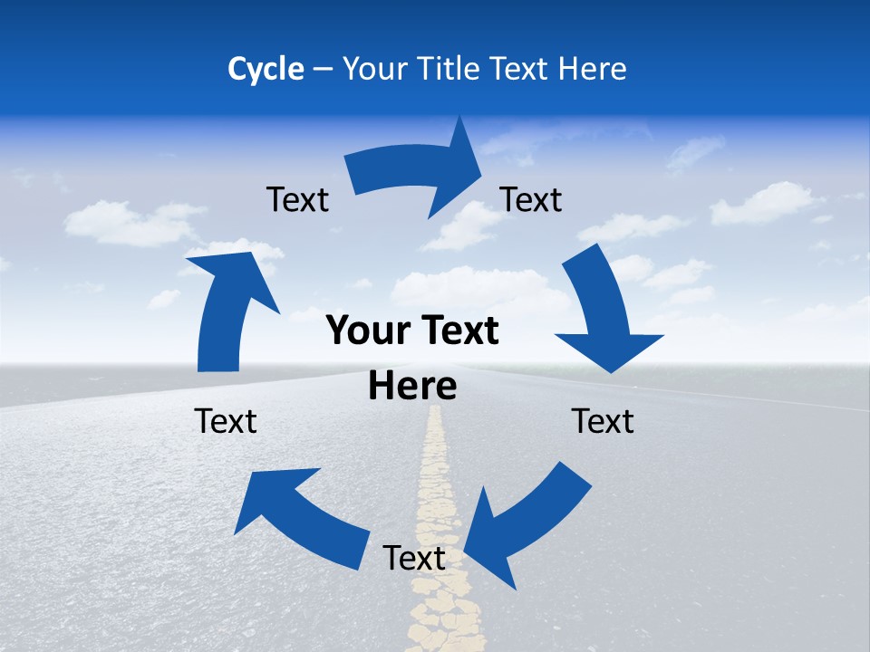 Trip Transportation View PowerPoint Template
