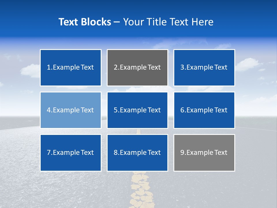 Trip Transportation View PowerPoint Template