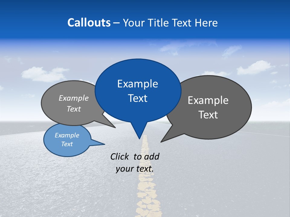 Trip Transportation View PowerPoint Template