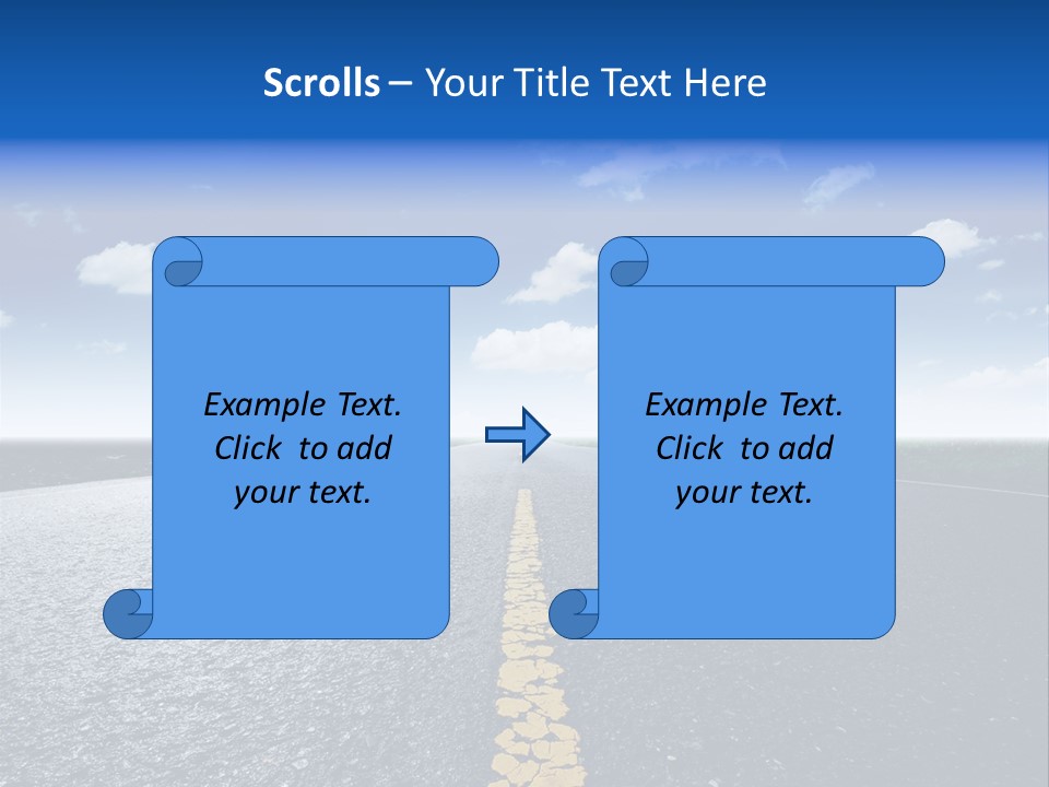 Trip Transportation View PowerPoint Template