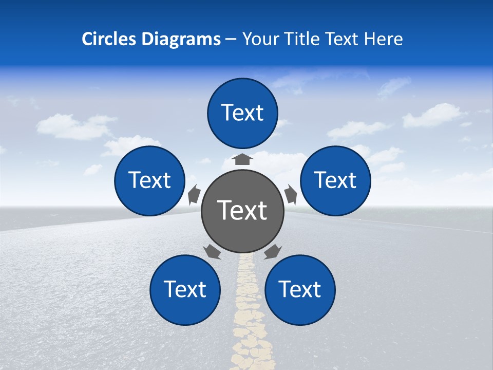 Trip Transportation View PowerPoint Template
