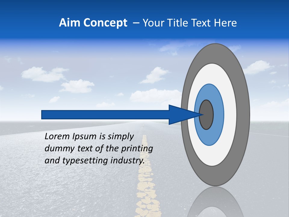 Trip Transportation View PowerPoint Template