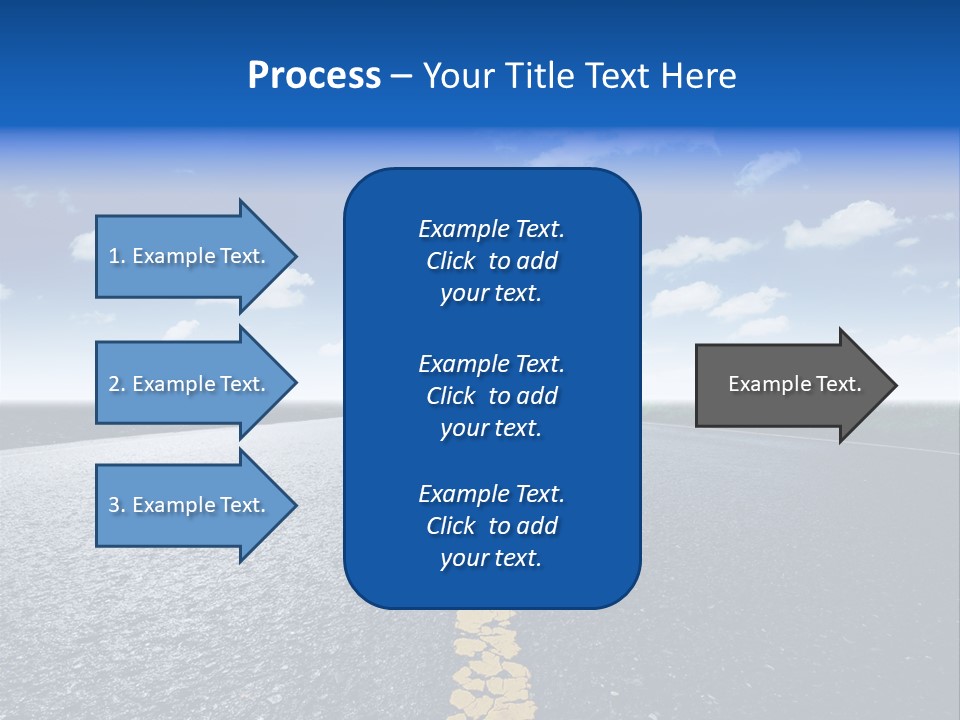 Trip Transportation View PowerPoint Template