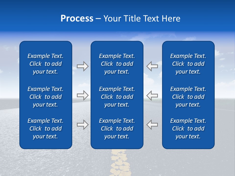 Trip Transportation View PowerPoint Template