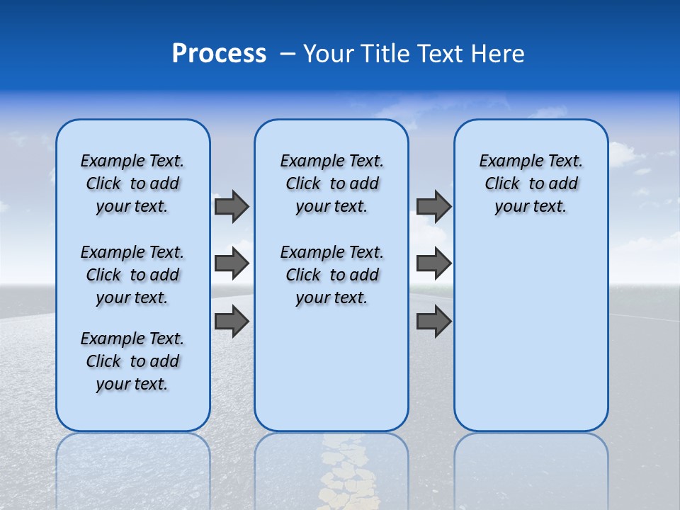 Trip Transportation View PowerPoint Template