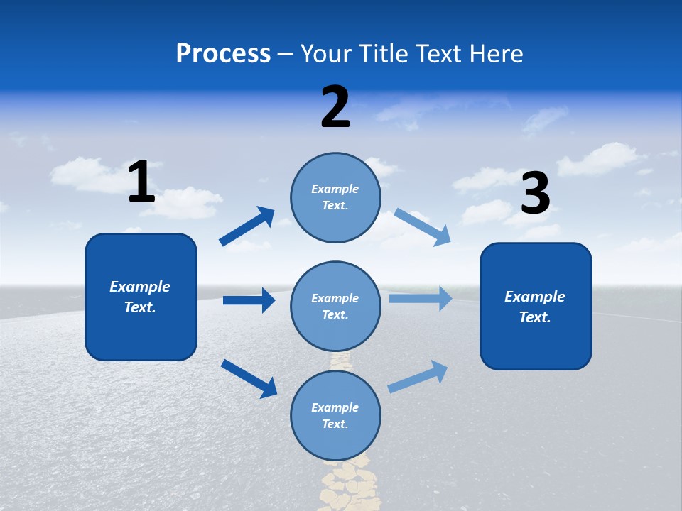 Trip Transportation View PowerPoint Template