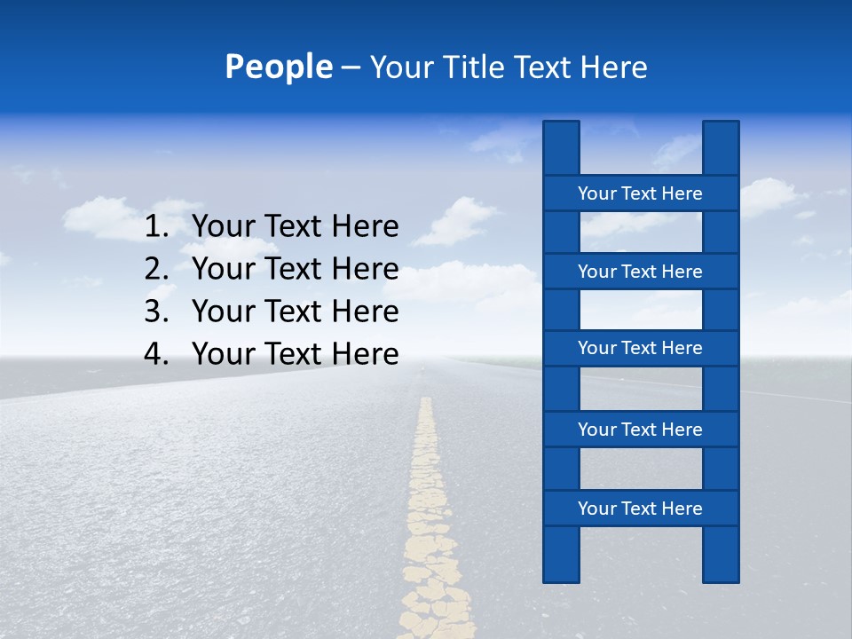 Trip Transportation View PowerPoint Template