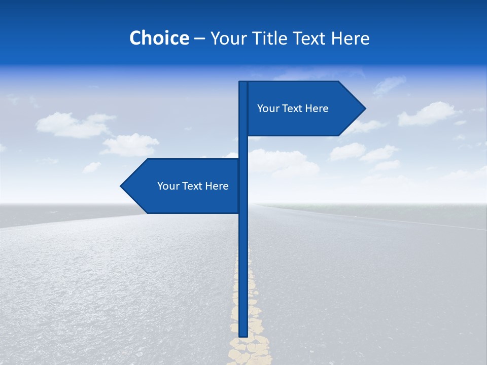 Trip Transportation View PowerPoint Template