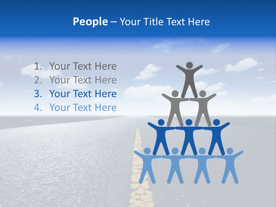 Trip Transportation View PowerPoint Template