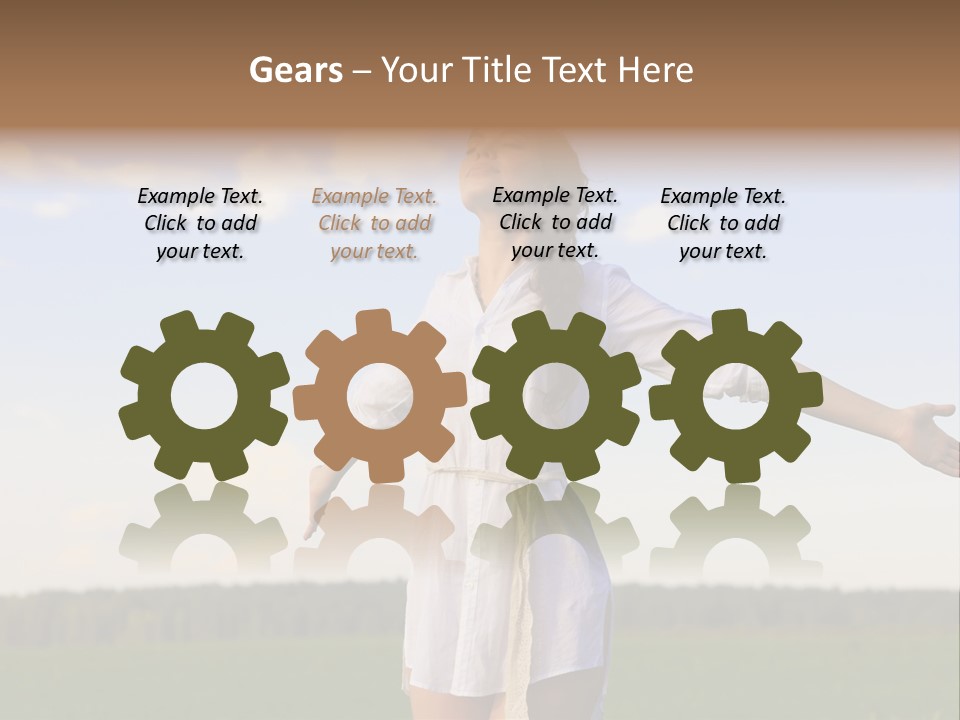 Vitality Cloud Looking PowerPoint Template