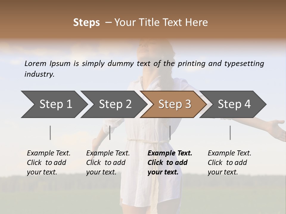Vitality Cloud Looking PowerPoint Template