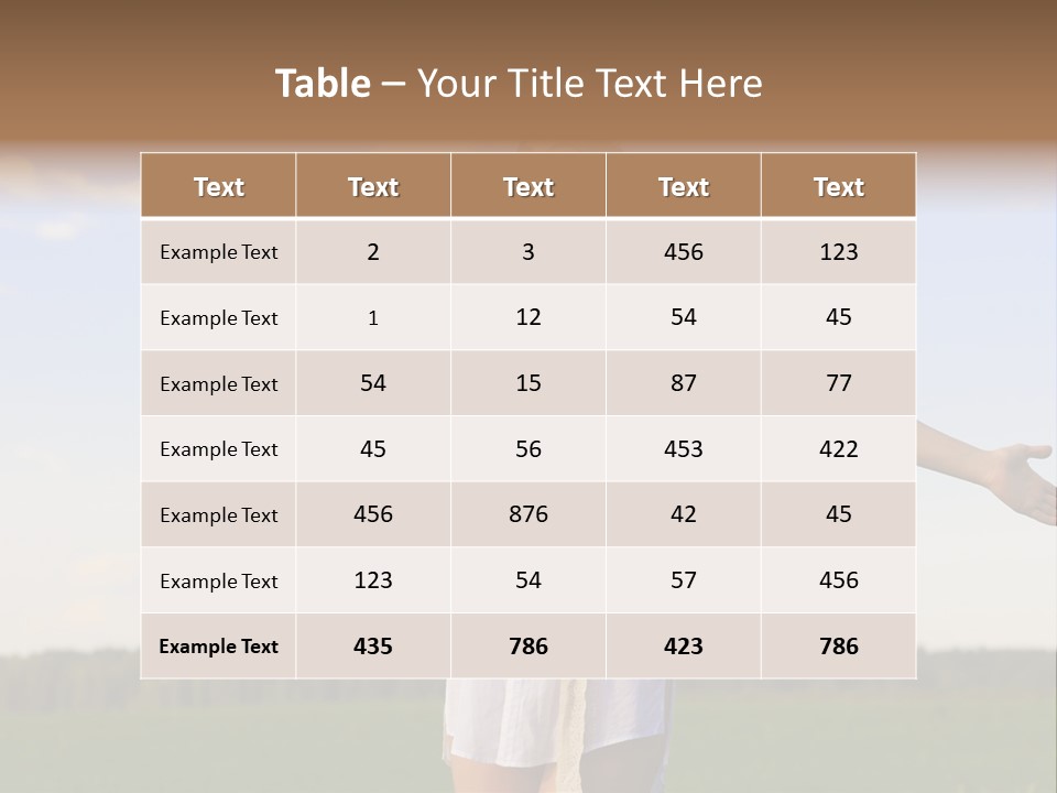Vitality Cloud Looking PowerPoint Template