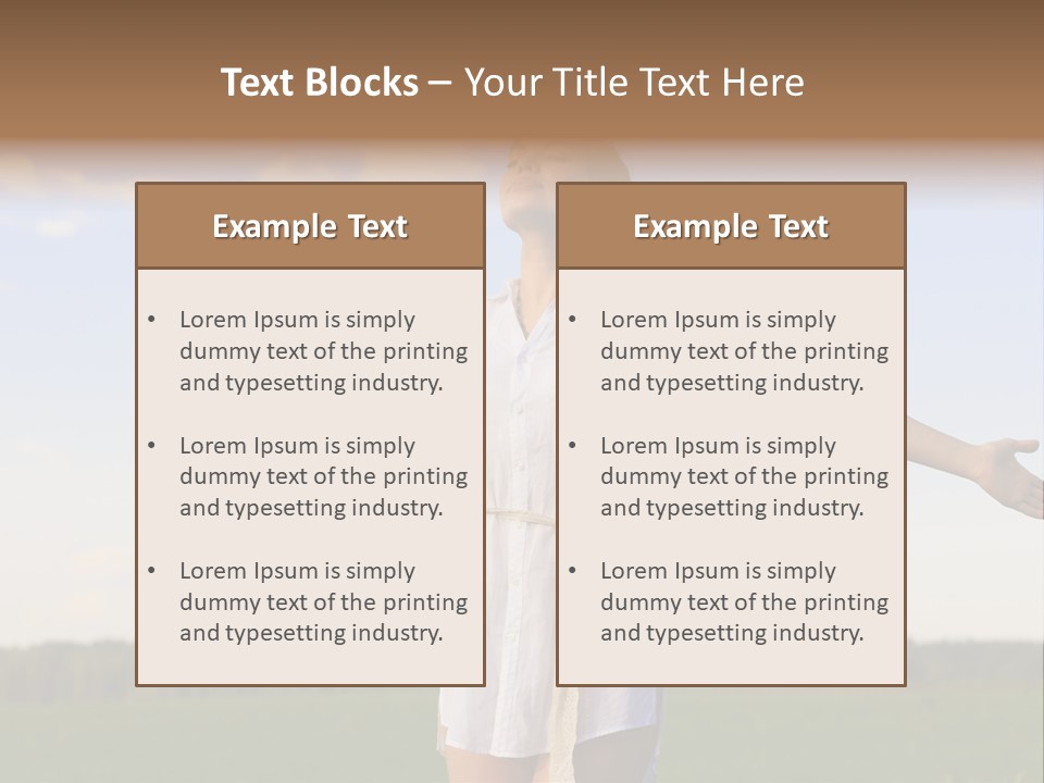 Vitality Cloud Looking PowerPoint Template