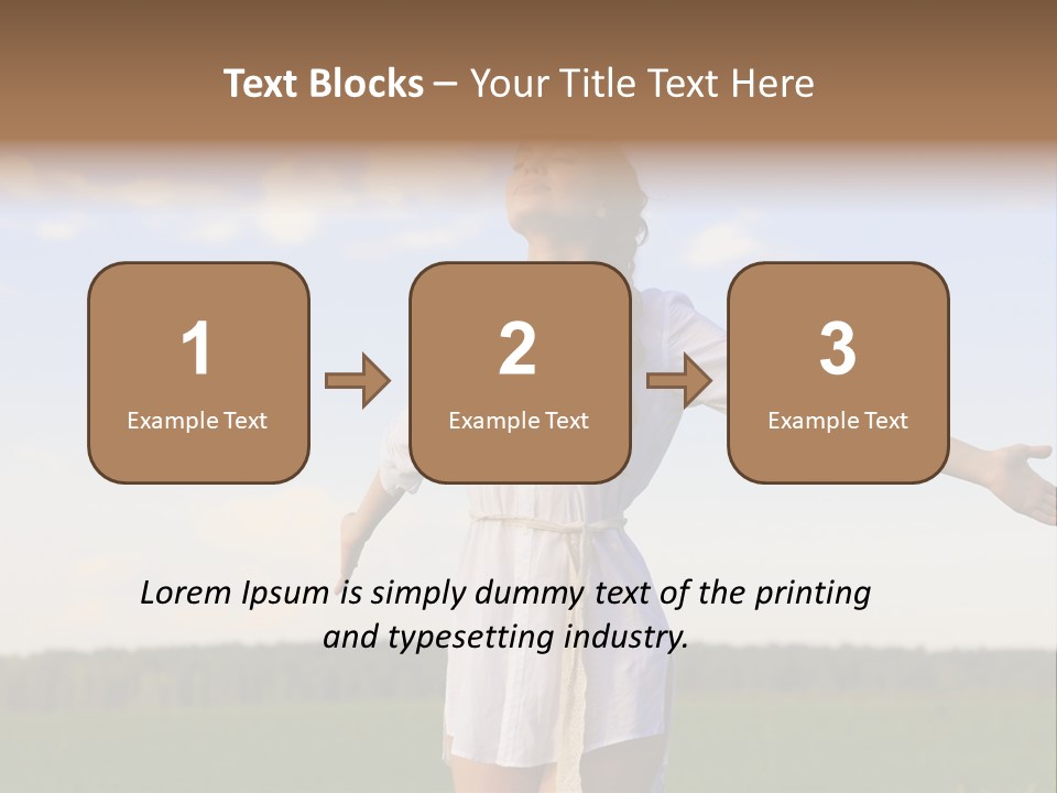 Vitality Cloud Looking PowerPoint Template